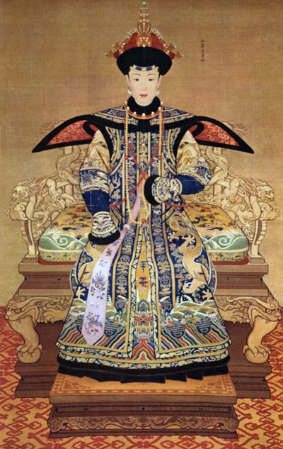 Portrait of Chinese Empress by Chinese School