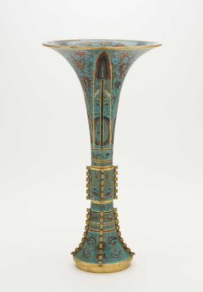 Vase shaped like an archaic gu, 1662-1722 by Chinese School