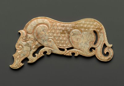 Mythical Tiger Pendant by Chinese School Chinese School