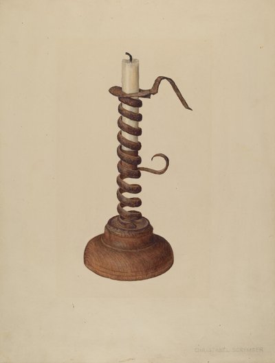 Candlestick by Christabel Scrymser