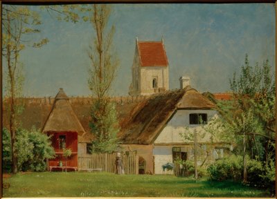 A Parsonage. Hellestedt by Christen Dalsgaard