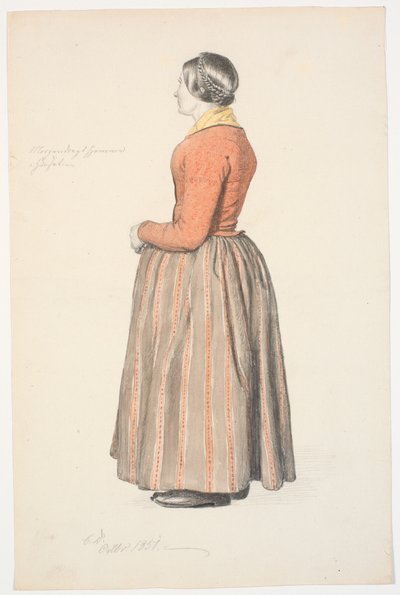 Girl in Morning Dress by Christen Dalsgaard