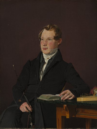 Dr. Johann Henning Kjetil Hjardemaal by Christen Købke