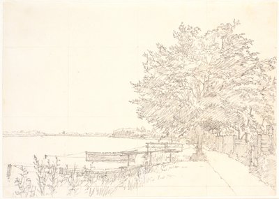 View from the Embankment towards Nørrebro by Christen Købke