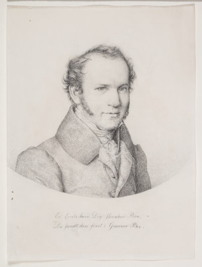 Portrait of Niels Schyth by Christen Købke