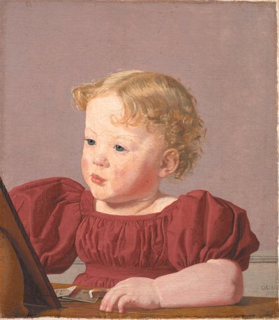 Ida Thiele as a Child by Christen Schjellerup Kobke