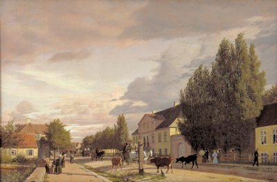 Morning View of Østerbro by Christen Schjellerup Kobke
