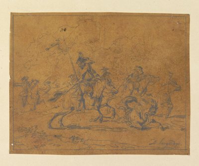 Fleeing Riders by Christiaan Josi (possibly)