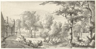 Landscape with Farm by Christiaan Josi