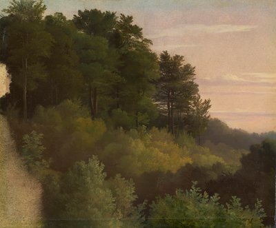 Forest Edge. Study by Christian Ernst Bernhard Morgenstern