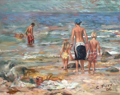 Beach Scene, 2006 by Christian Furr