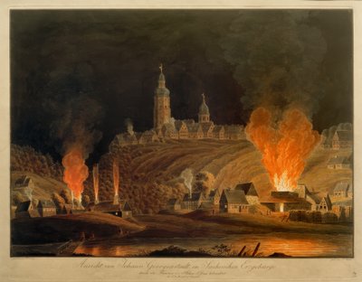 View of Johanngeorgenstadt by Christian Johann Oldendorp