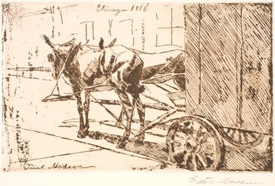 Vehicle with Mules by Christian Juel Madsen