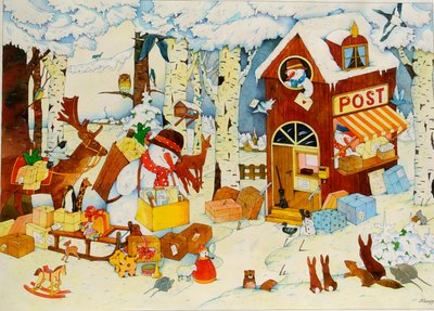 Christmas Office by Christian Kaempf