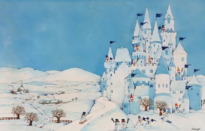 Snowman Castle, 1997 by Christian Kaempf