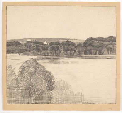 View over Lake towards Manor House by Christian Kongstad Petersen