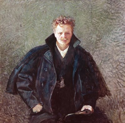 August Strindberg by Christian Krohg