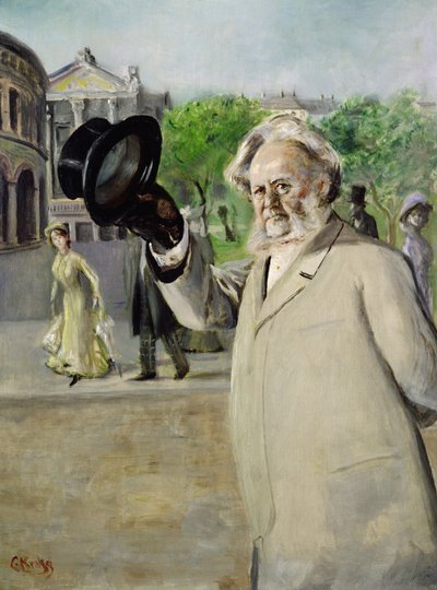 Author Henrik Ibsen by Christian Krohg