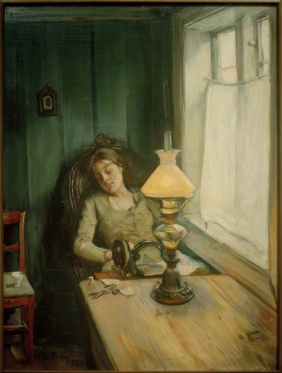 Tired by Christian Krohg