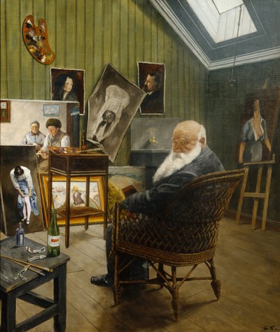 Self-Portrait by Christian Krohg
