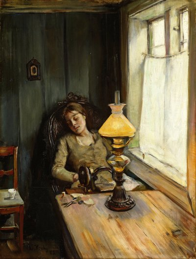 Tired by Christian Krohg