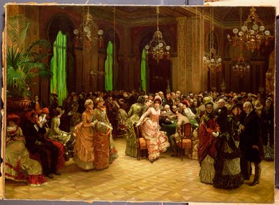 The Casino, Monte Carlo, 1884 by Christian Ludwig Bokelman