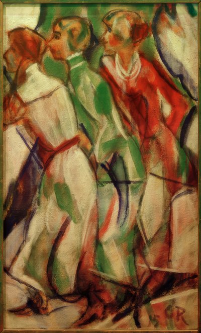 Young Girls (Three Girls) by Christian Rohlfs