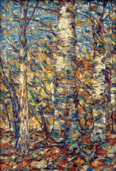 Birch Forest by Christian Rohlfs