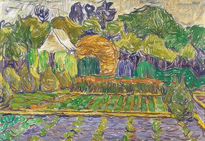 Garden in Soest by Christian Rohlfs