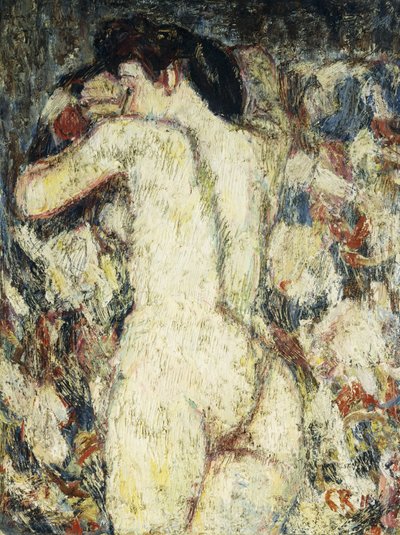 Reclining Female Nude by Christian Rohlfs