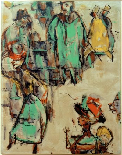 Street Scene by Christian Rohlfs