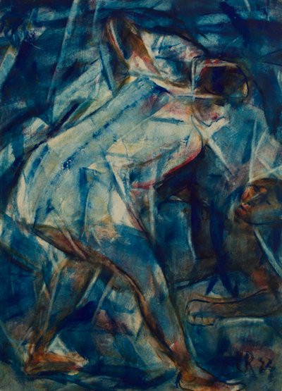 Two Figures by Christian Rohlfs