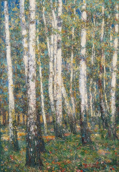 Forest Interior by Christian Rohlfs
