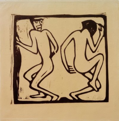 Two Dancers by Christian Rohlfs