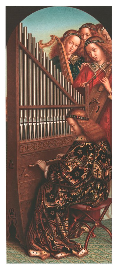 St Cecilia at the Organ, c1865 by Christian Schultz