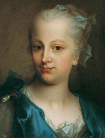 Girl in Blue Dress by Christian Seybold