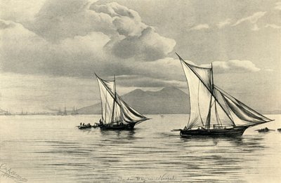 In the Bay of Naples, 1898 by Christian Wilhelm Allers