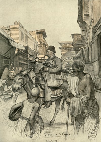 Street in Cairo by Christian Wilhelm Allers