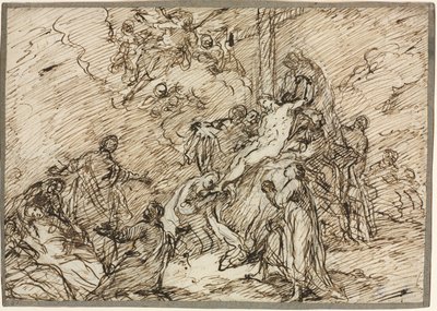 The Deposition (recto) by Christian Wink