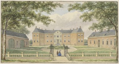 Huis Ampsen, near Lochem by Christianus Hendricus Hein