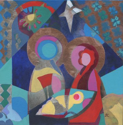 Holy Family by Christina Saj