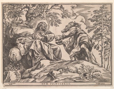 Temptation of Christ by Christoffel Jegher