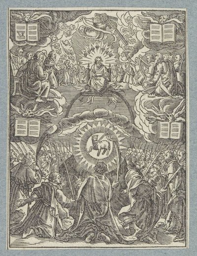 Adoration of the Lamb of God by Christoffel van Sichem (II)