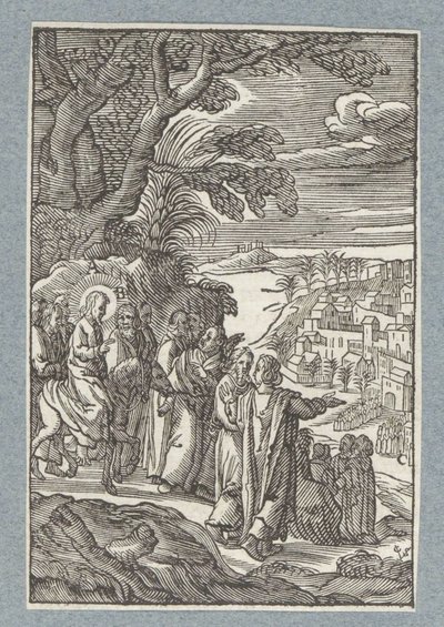 Entry into Jerusalem by Christoffel van Sichem (II)