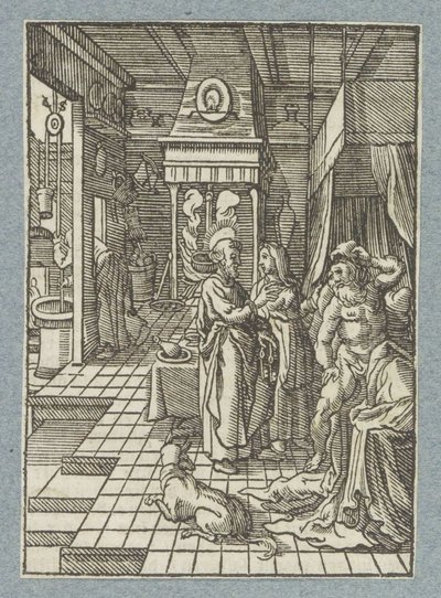 Peter Heals Aeneas by Christoffel van Sichem (II)