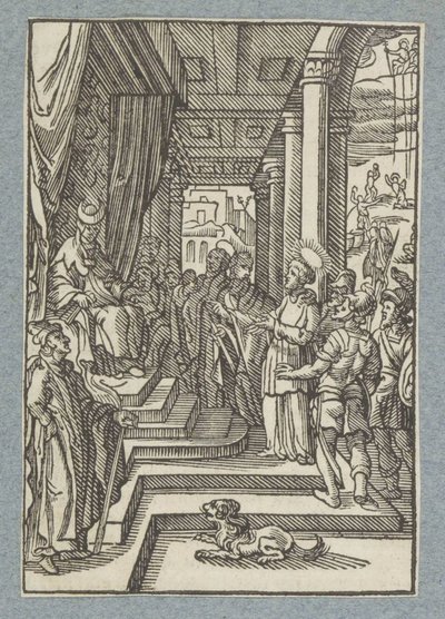 Stephen Before the High Priest by Christoffel van Sichem (II)