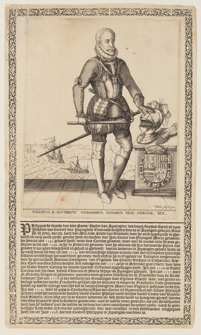 Phillip II, King of Spain by Christoffel van Sichem I