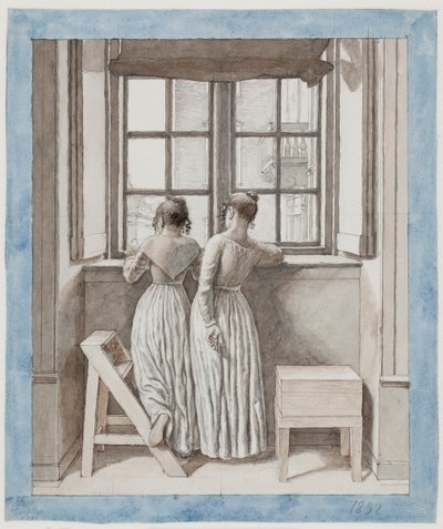 By a Window in the Artist