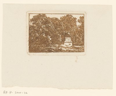 Peasant Hut in Forest by Christoph Nathe