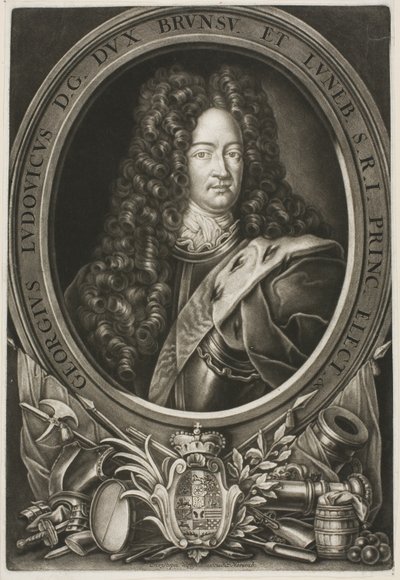 Georg Ludwig, Duke of Brunswick by Christoph Weigel